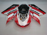 Ducati 848 / 1098 / 1198 2007-2011 Injection ABS Fairing - Factory Style - Red White - MFS4159
